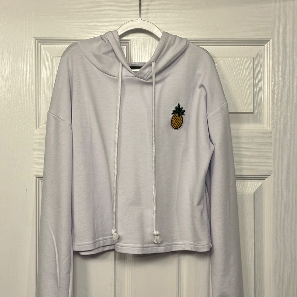 Shein Cropped Pinapple Hoodie